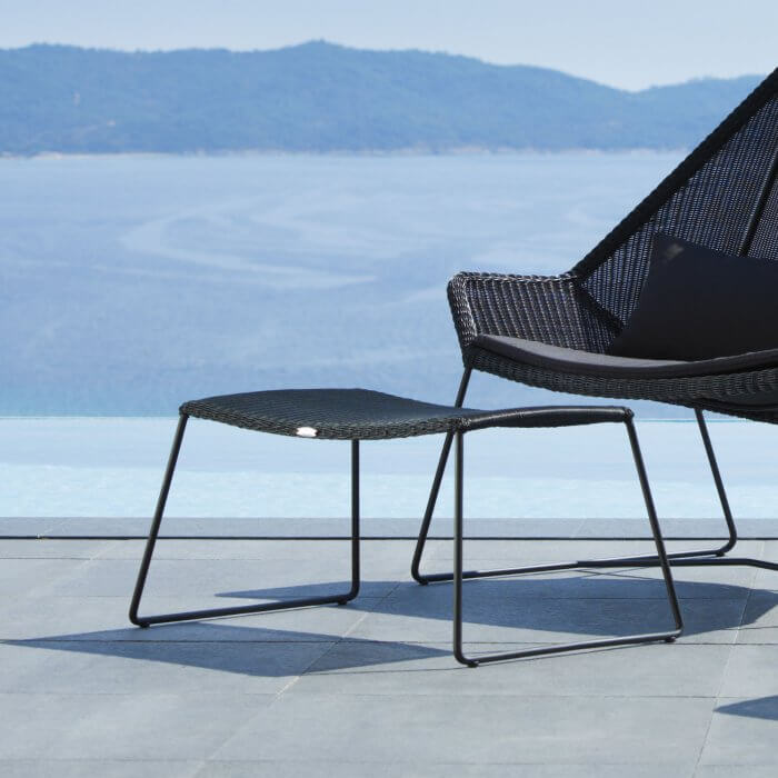 Breeze Footstool by Cane-line - WGU Design Outdoor Collection